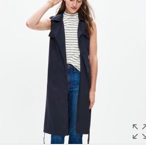 Madewell Sleeveless Trench Coat